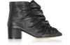 SERGIO ROSSI SHOES SERGIO BLACK LIGHT ANKLE BOOTS
