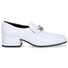 FABIO RUSCONI LOAFERS 1710 METALLIC WHITE