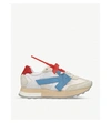 OFF-WHITE ARROW RUNNER SUEDE TRAINERS