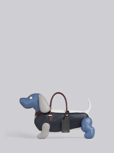 Thom Browne Fun-mix Pebble Hector Bag In Blue