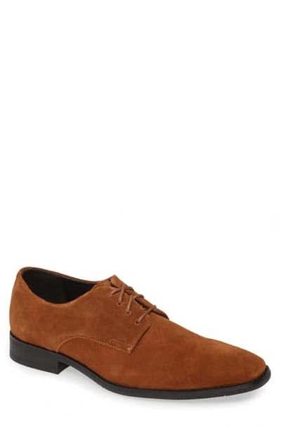 Calvin Klein 'ramses' Plain Toe Derby In Tan