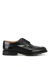 CHURCH'S RAMSDEN POLISHED FUME LEATHER DERBY BROGUES,525b728d-2b9e-c188-2161-188e63cccd2f