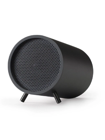 Leff Amsterdam Black Tube Audio Speaker In Grey