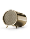 LEFF AMSTERDAM GOLD UNISEX BRASS TUBE AUDIO SPEAKER,LT70012