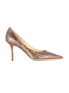 JIMMY CHOO GLITTER PUMPS,0195c0d6-a39d-68df-0672-7a589d4719e9