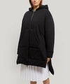 MM6 MAISON MARGIELA OVERSIZED COTTON HOODIE DRESS,5057865809304