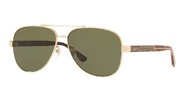 Gucci Men's Sunglasses, Gg0528s In Green