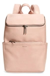 Matt & Nat 'brave' Faux Leather Backpack - Pink In Pebble