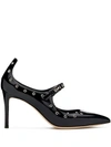Giuseppe Zanotti Alyson Cut Eyelet Pumps In Black