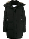 CALVIN KLEIN FAUX-FUR HOODED JACKET