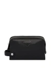 PRADA LOGO PLAQUE CLUTCH