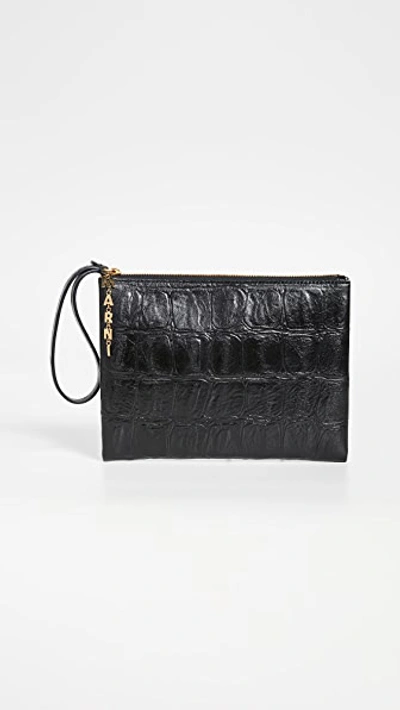 Marni Wristlet In Black