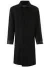 JIL SANDER COAT WITH LEATHER INSERTS,11087734