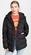 Canada Goose Alliston Hooded Quilted Shell Down Jacket In Black