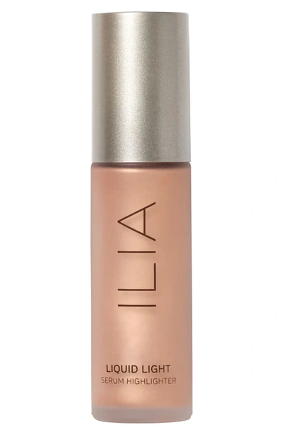 Ilia Liquid Light Serum Highlighter Astrid 0.5 oz/ 15 ml In Astrid (shimmering Rose Gold)