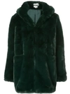 APPARIS MARIE HOODED FAUX-FUR COAT