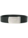 GIORGIO ARMANI GRAINED BUCKLE BELT