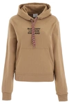 BURBERRY BURBERRY LOGO EMBROIDERED HOODIE