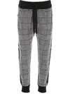 DOLCE & GABBANA PRINCE OF WALES JOGGERS,11088081