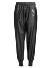 ELIE TAHARI Zuma Faux Leather Joggers