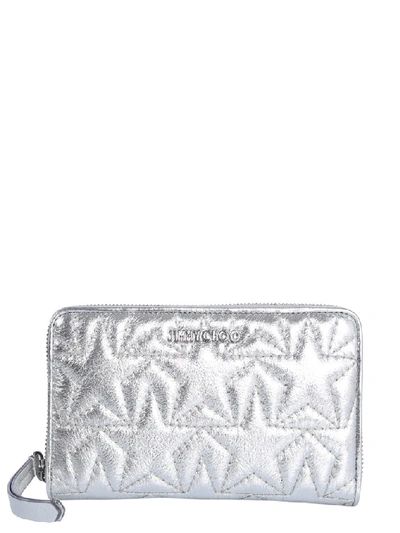 Jimmy Choo Silver Leather Wallet