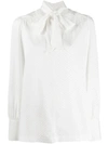 TOMMY HILFIGER TIE FASTENING BLOUSE