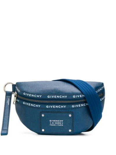 Givenchy Logo Belt Bag In Blue