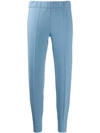 D-EXTERIOR SLIM FIT TAILORED TROUSERS