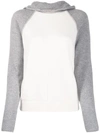 D-EXTERIOR HOODED KNITTED JUMPER