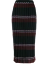 MARNI PLEATED KNITTED SKIRT