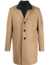 FAY FITTED SINGLE-BREASTED COAT