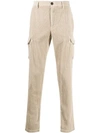 ELEVENTY CARGO POCKET CORDUROY TROUSERS