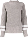 ELEVENTY CREW NECK KNITTED SWEATER