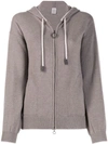 ELEVENTY KNITTED CASHMERE HOODIE