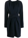 STELLA MCCARTNEY V-NECK SPLIT-SLEEVE DRESS