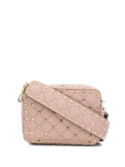 Valentino Garavani Rockstud Cross Body Bag In Pink