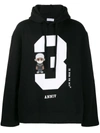 Ih Nom Uh Nit Number 3 Print Hoodie In Black