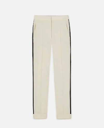 Stella Mccartney White Armidale Check Trousers