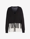 BOUTIQUE MOSCHINO Cardigan with Piano inlay