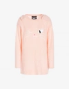 BOUTIQUE MOSCHINO Mohair pullover with Kitten embroidery