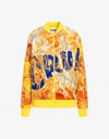 MOSCHINO Packaging sweatshirt with beads and sequins
