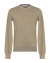 PATRIZIA PEPE PATRIZIA PEPE MAN SWEATER KHAKI SIZE S COTTON,14000775TX 4