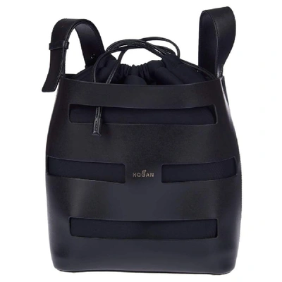 Hogan Women's Black Leather Shoulder Bag