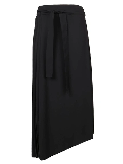 Pinko Women's Black Polyester Skirt