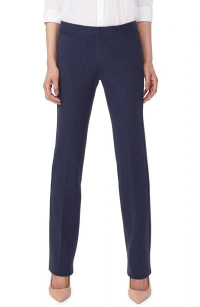 Nydj Stretch Knit Trousers In Evening Tide