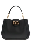 DOLCE & GABBANA DOLCE & GABBANA DG LOGO EMBELLISHED SHOULDER BAGS