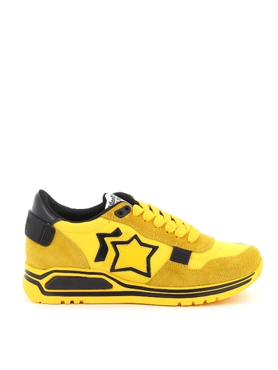 Atlantic Stars Yellow Leather Sneakers