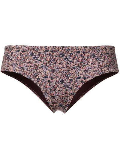 Matteau Boxer Brief Style Bikini Bottoms In Multicolour