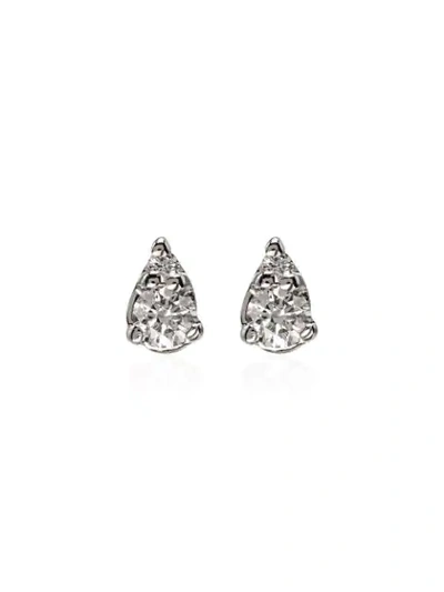Dana Rebecca Designs 14k White Gold Sophia Ryan Petite Teardrop Diamond Earrings