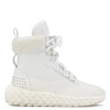 Giuseppe Zanotti Urchin High-top Lace-up Sneakers In White